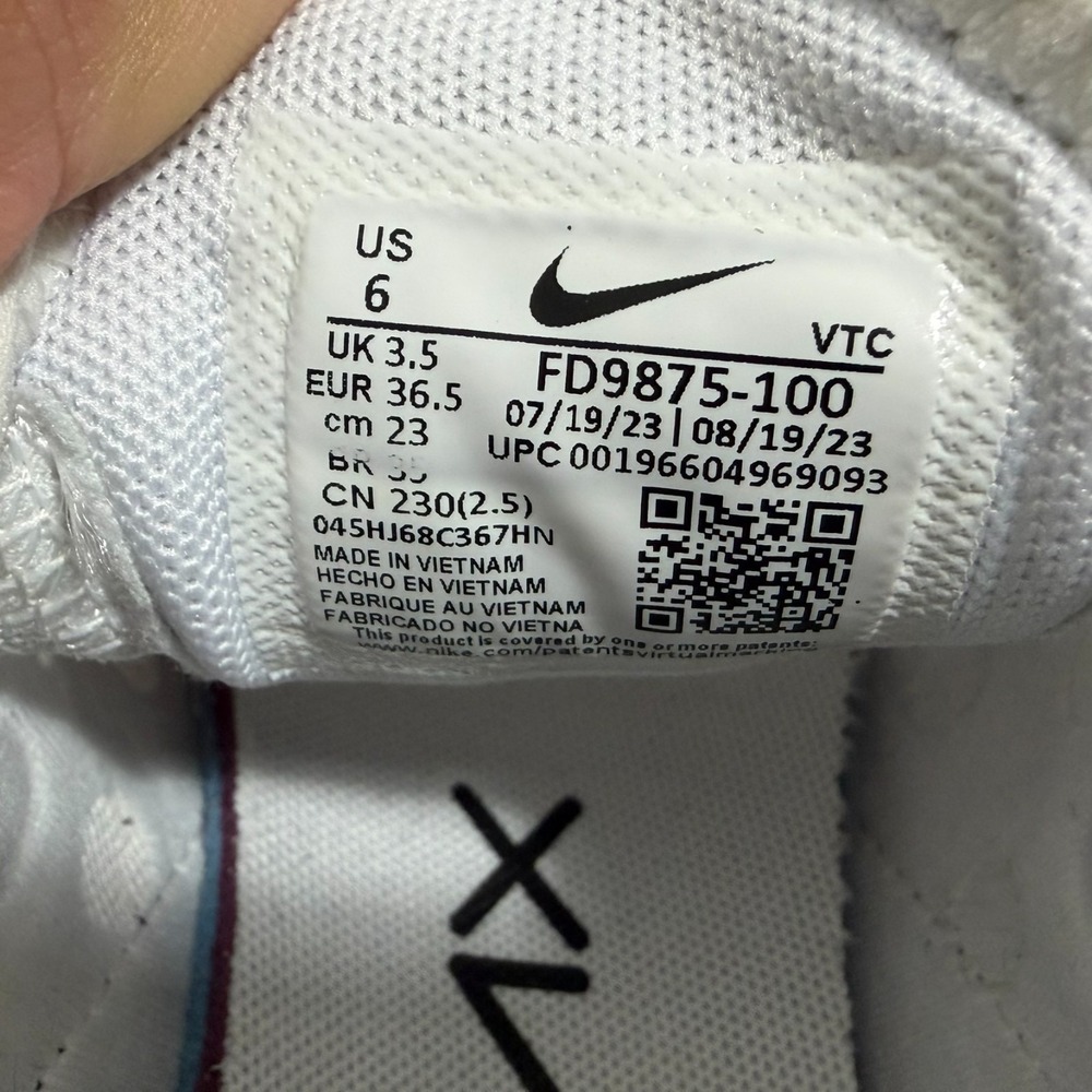 Nike Air Max 270 SE White Velvet Brown Sneakers Womens US 6 Shoes FD9875-100 - Picture 10 of 10